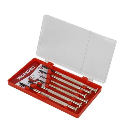 SET DE șurubelnițe de precizie WORKPRO 6PC